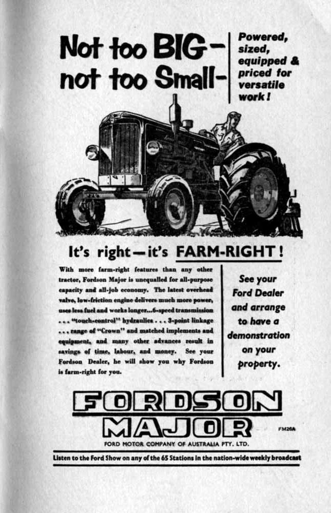 1955 Page inside rear cover